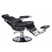 8553 Barber Chair Etched Steel Arm Plus Heacy Duty Base