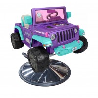 Purple Gabby's Dollhouse Styling Chair Jeep For Kids Hair Cuts