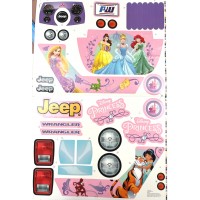 Disney Princess Decals For Styling Chair Jeeps