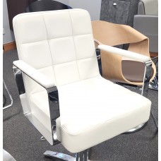 1- Choco White Takara Belmont Styling Chair From Japan