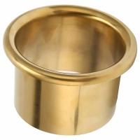 3 Inch Gold Color Hair Dryer Insert Grommet For Cabinet 032G