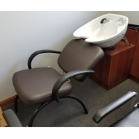 Showroom Model 3635 Shampoo Unit and Chair Combined