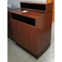 Showroom Model Concierge Desk Shaker Cherry USA Made