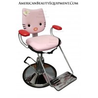 Pink Kitty 2 Hot Pink Hair Styling Chair