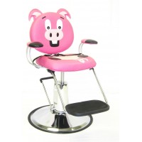 Happy Sing Pink Hair Styling Chair