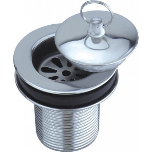 613 Small Bar Sink Drain Stainless Steel With Tight Cap