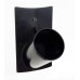 Black Plastic Hair Dryer Holder Model Wall or Cabinet Mount